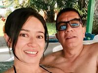 naked camcouple masturbating ReneandAleja